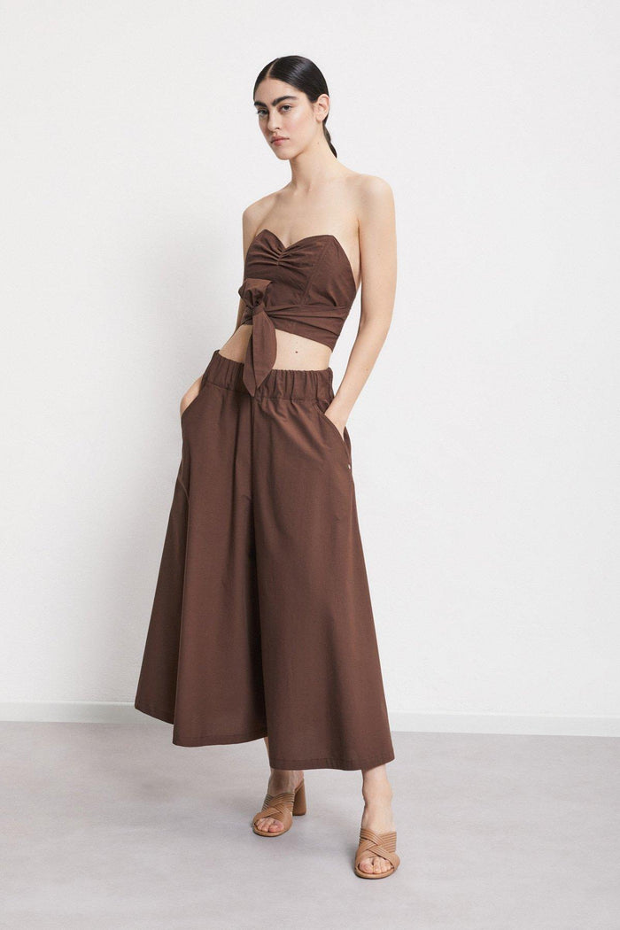 Pantalone  donna dp9832cioccolato - 3