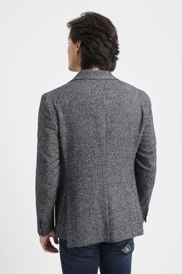 Giacca microfantasia uomo g203825362389 - 7