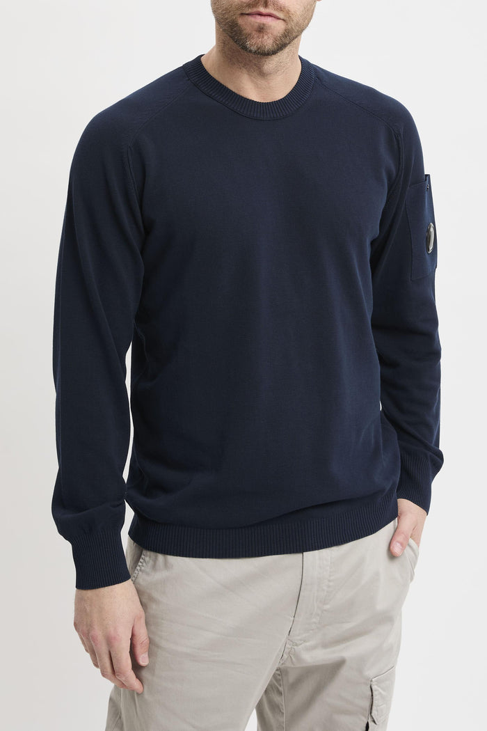 Maglia girocollo in cotone crrepe-2