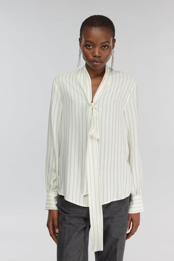 Camicia zucchero-nero donna u20rg103 - 2