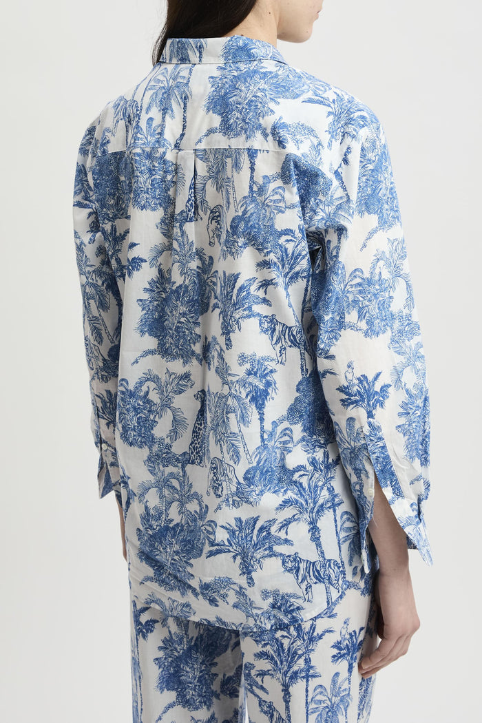 Camicia blu donna brig00101288l01 - 6
