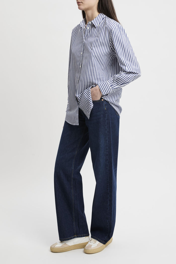 Camicia blu donna brig00100801l61 - 4