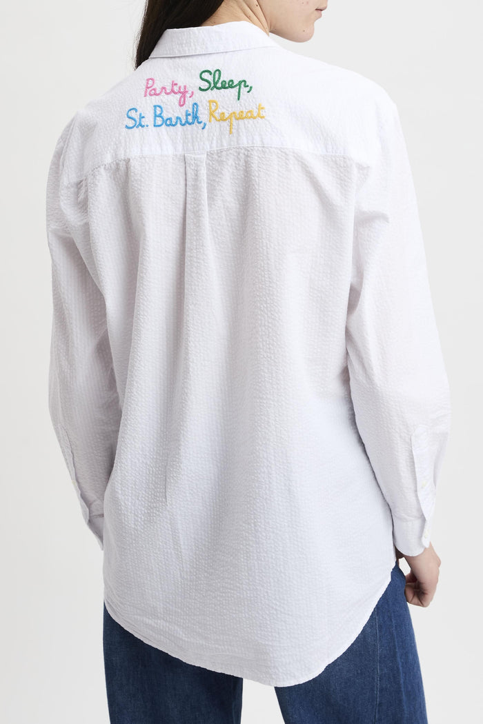 Camicia bianca donna brig00100799l01 - 6