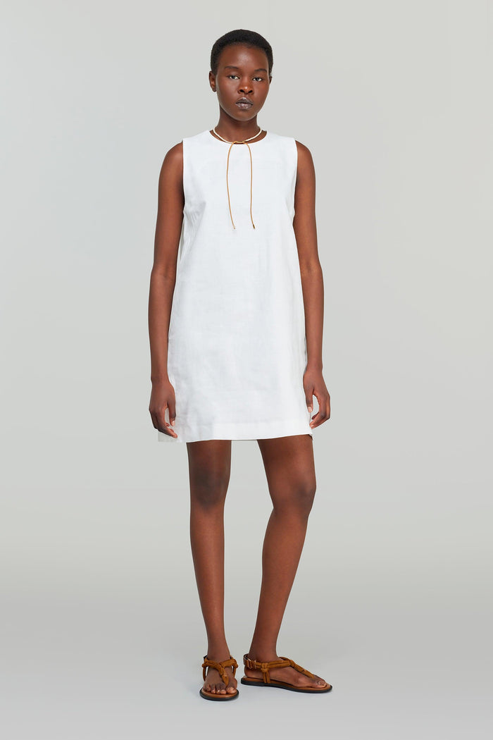 Abito bianco donna n09a10-0 - 1