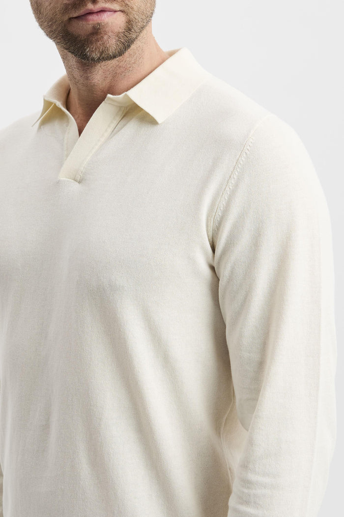 Polo cream uomo slo000310l - 4