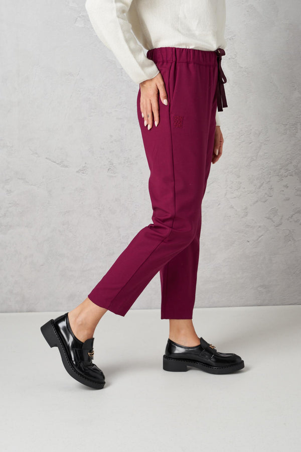 Pantalone mirtillo woman i08g68-1