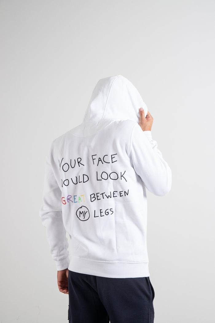 YOUR FACE embroidered hoodie...