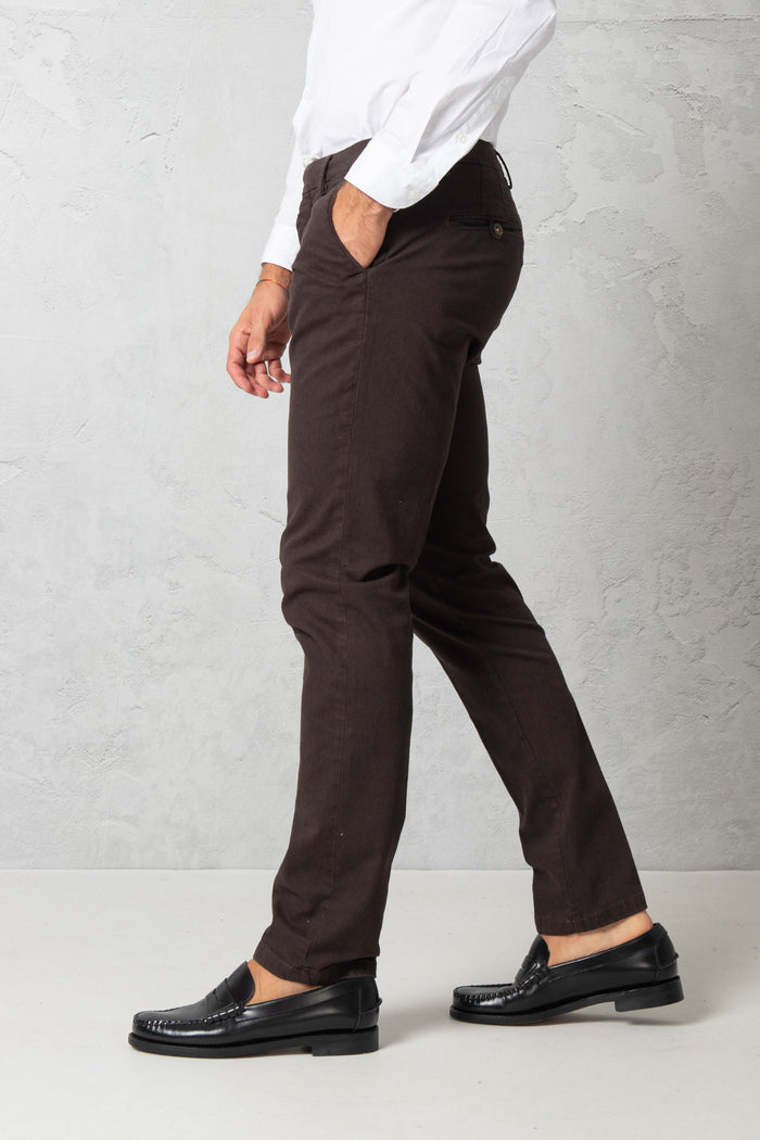 Slim stretch cotton trousers-2