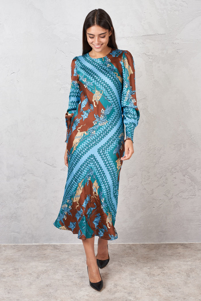 Long viscose dress