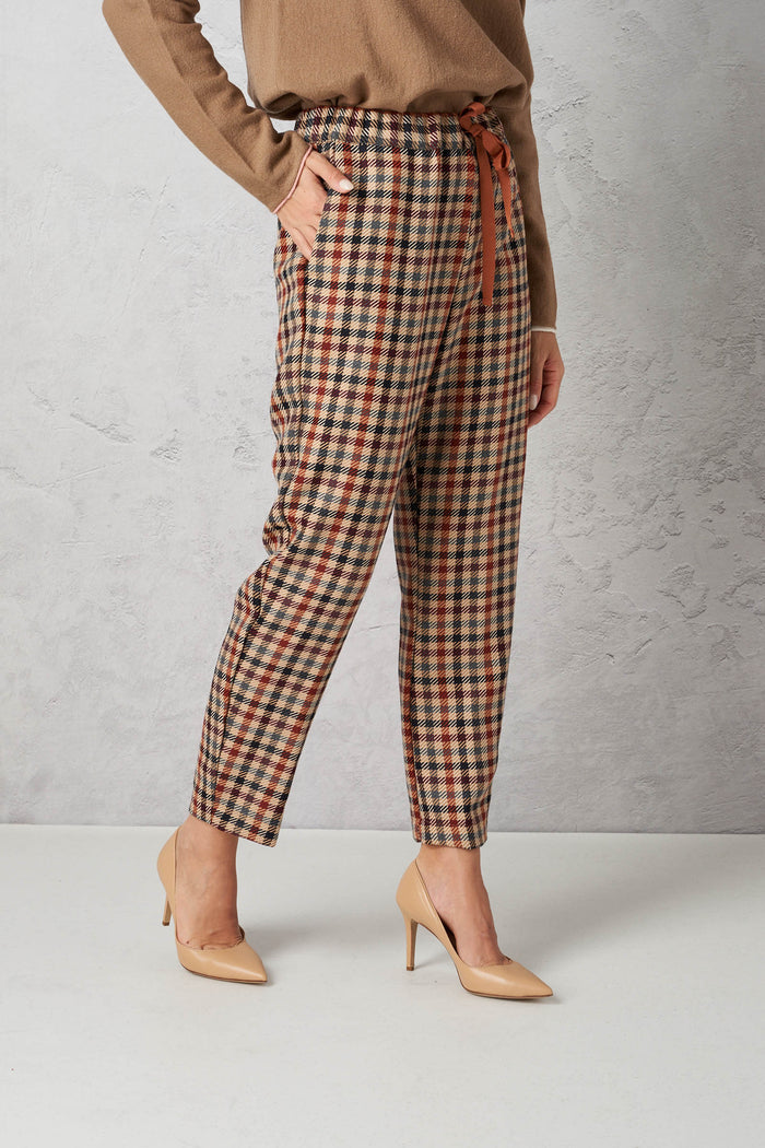 Pantalone check donna m05ck-01 - 4