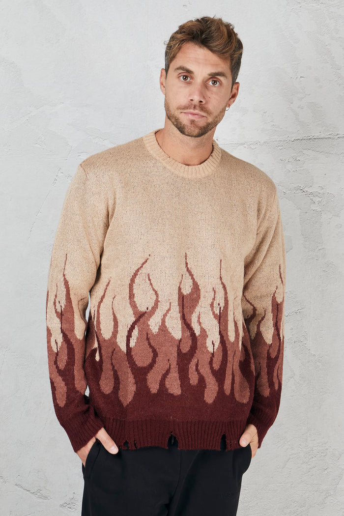 Double flame sweater