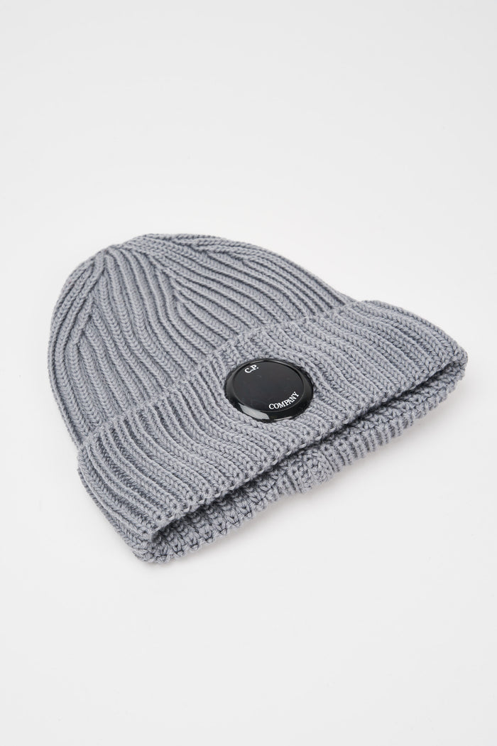 C.P. Company Merino Wool Hat Grey