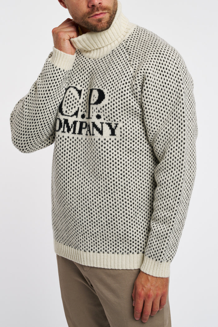 C.P. Company High Neck Jacquard Sweater Wool Var.01-2
