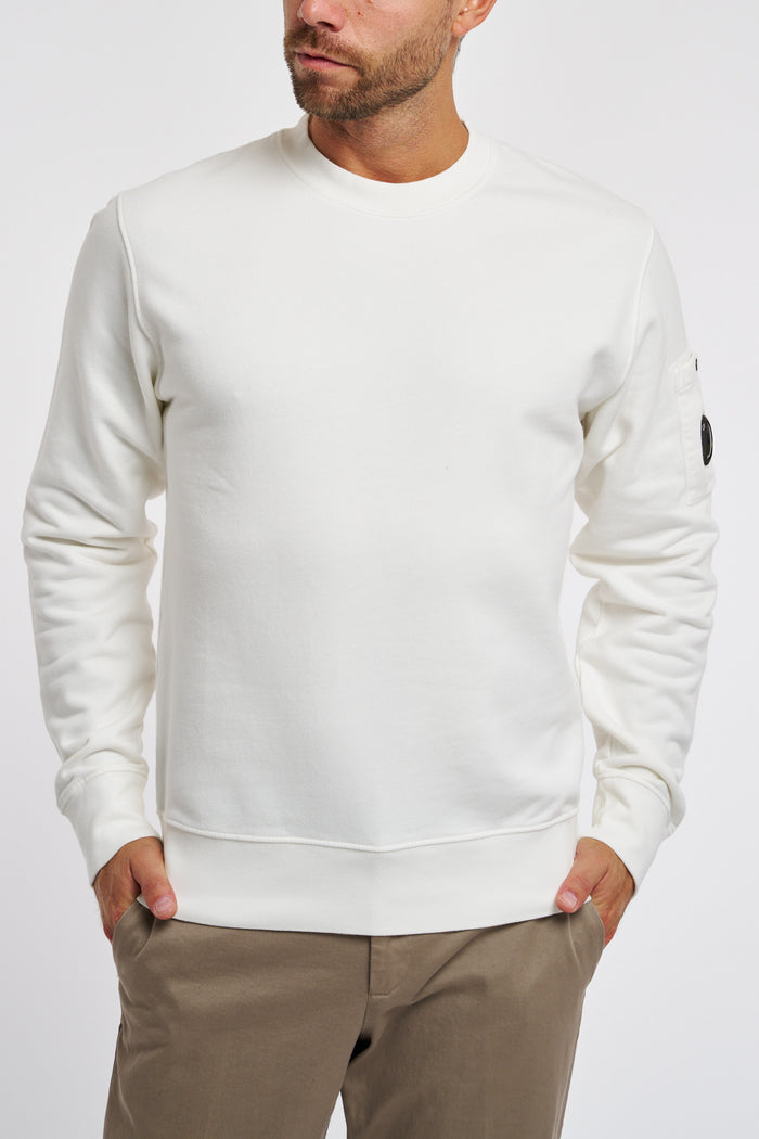 C.P. Company Crew Neck Sweater Cotton White