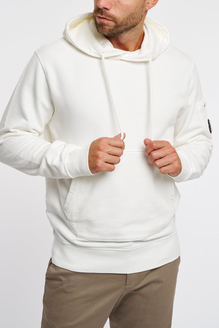 C.P. Company Cotton White Hoodie Sweatshirt-2