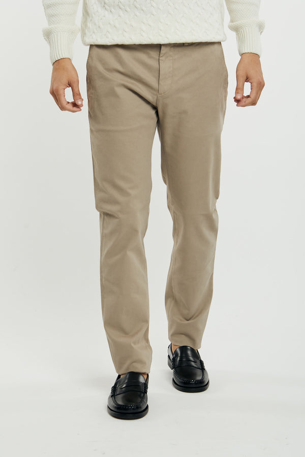 Department 5 Mike Chino Trousers Cotton/Modal/Elastane Sand Color