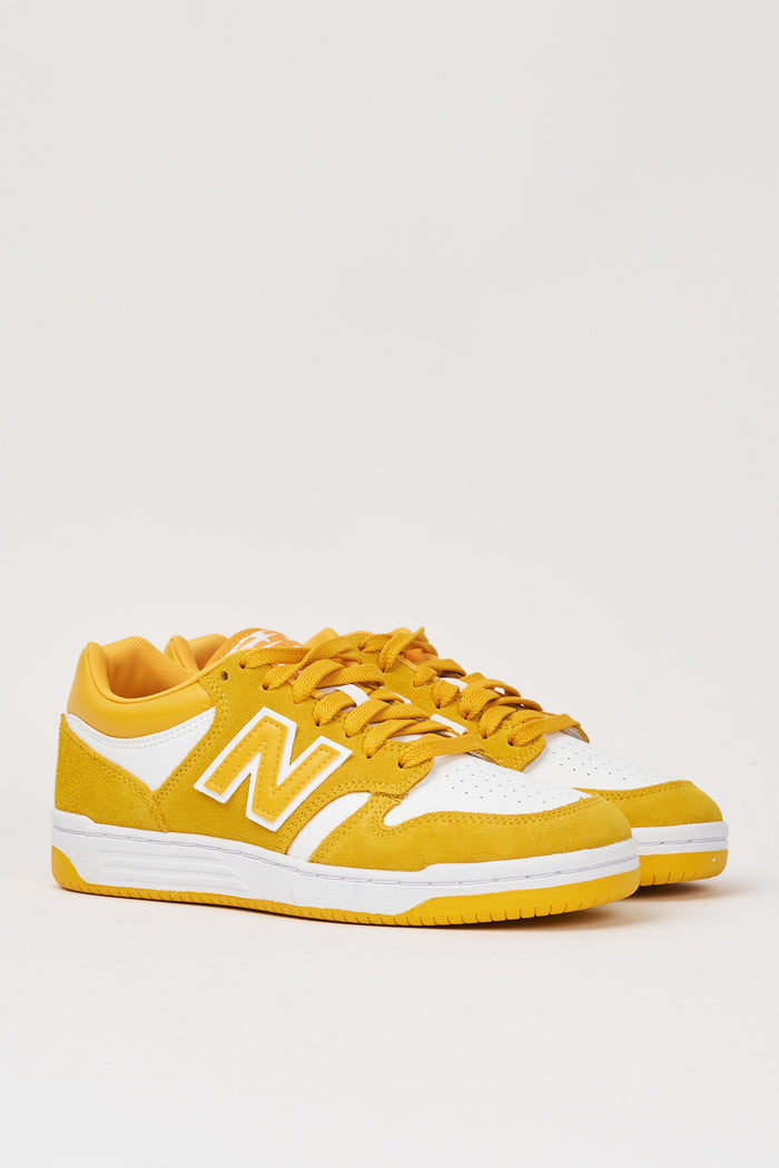 New Balance Sneakers 480 Full Grain Leather Gold-2