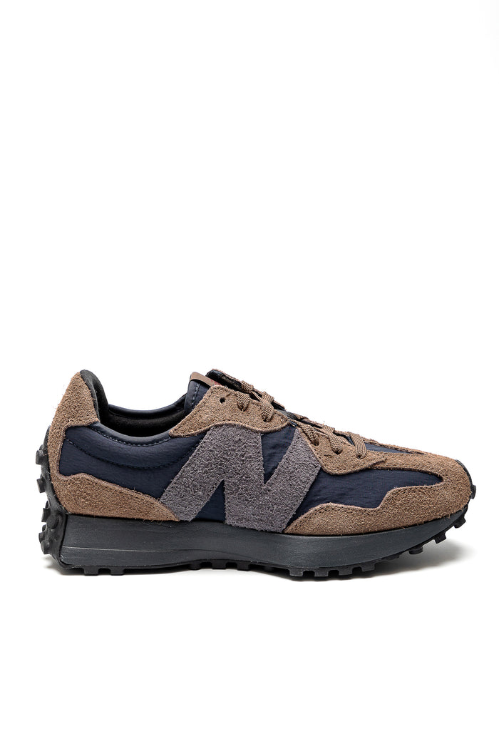 New Balance Sneakers 327WI Leather/Nylon Dark Mushroom