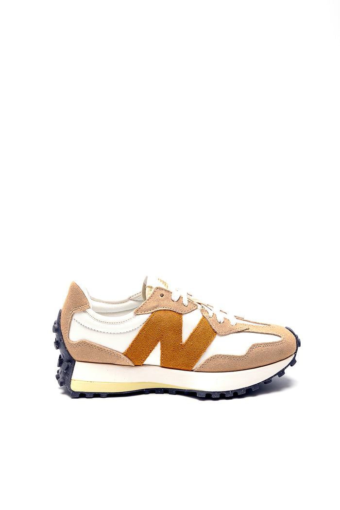 New Balance Sneakers 327 in Suede/Mesh Tobacco Color