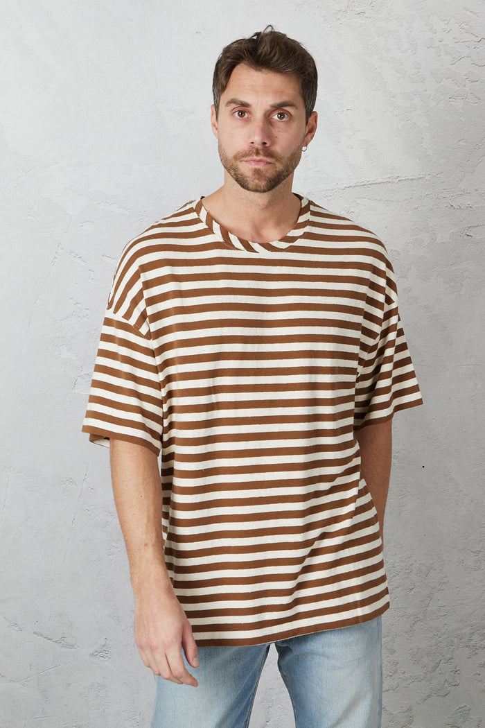 Oversized striped t-shirt