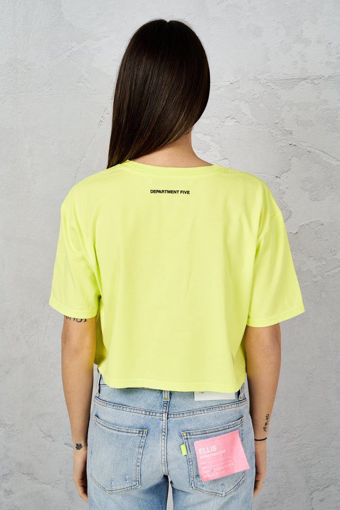 T-shirt giallo fluo donna dt5041jf0008210 - 6
