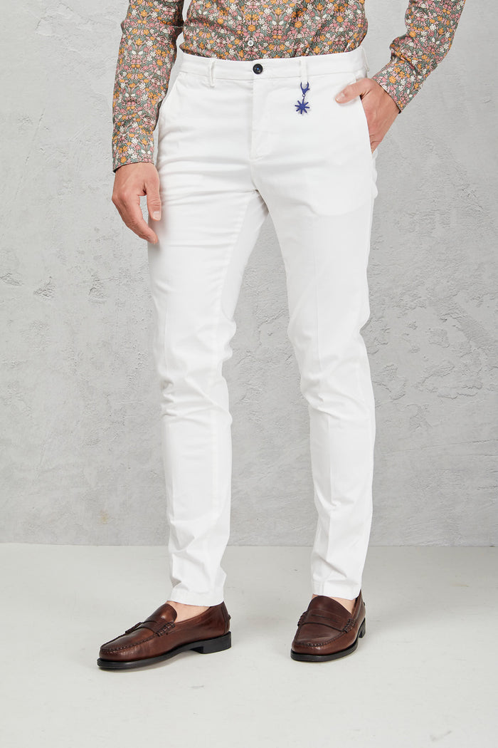 Pantalone bianco uomo p1408t23342002 - 3