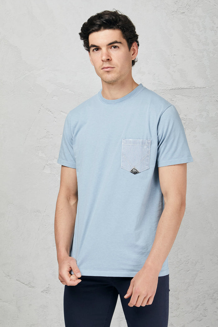 T-shirt pocket in jersey