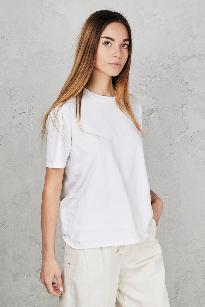 T-shirt bianco donna sj11a01-0 - 4