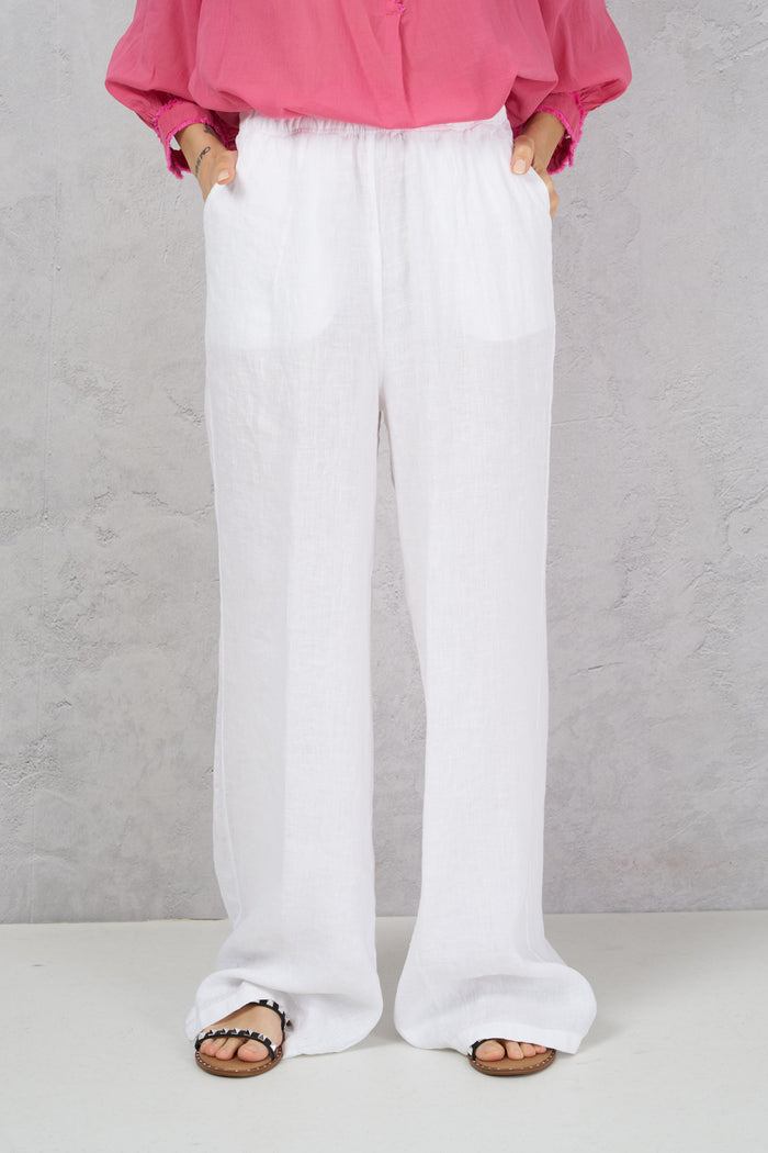 Pantalone bianco donna sn07a01-0 - 1