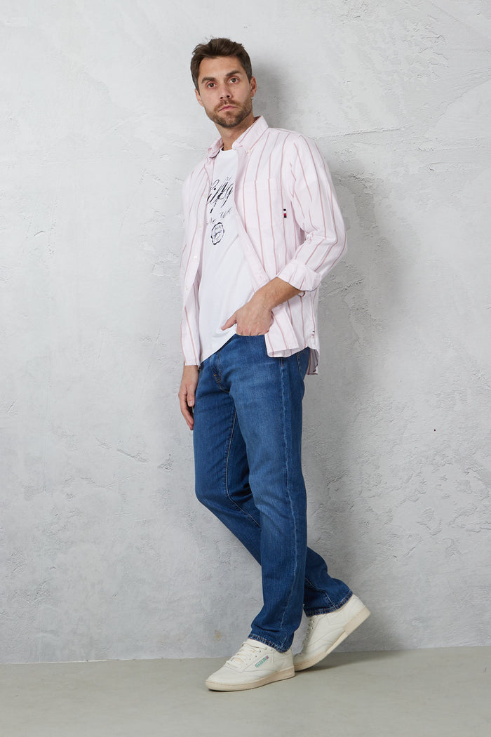 Camicia pink/red uomo 300800d1 - 7