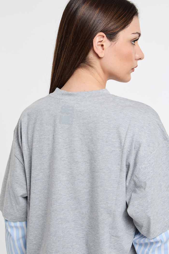 T-shirt grigio chiaro donna j09x41-0 - 5
