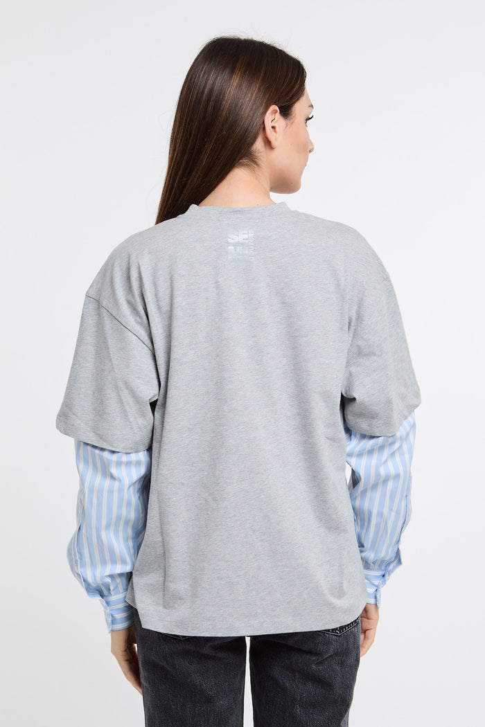 T-shirt grigio chiaro donna j09x41-0 - 6